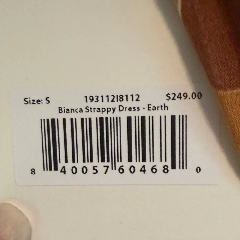 Spell Bianca Strappy Dress in Earthy Brown NWT size Smal - Picture 4 of 9